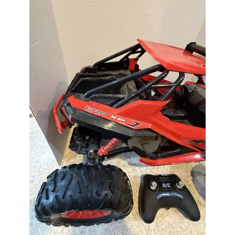 New Bright Polaris RZR Pro XP 1:5 RC Buggy + Remote No Battery- untested as is